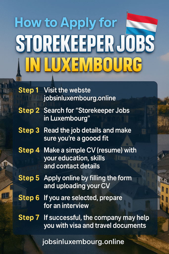 how to apply for jobs in luxembourg